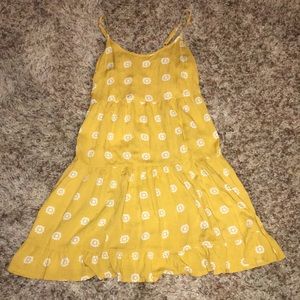 Mossimo & Supply Co. yellow flower swing dress